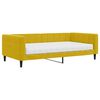 vidaXL Svefns&oacute;fi me&eth; D&yacute;nu Gulur 100x200 cm Flauel