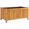 vidaXL Gar&eth;pl&ouml;ntuker me&eth; F&oacute;&eth;ri 80x42x40 cm Gegnheill Akas&iacute;uvi&eth;ur