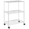 vidaXL Geymslurekki 3 Hillur 60x35x81 cm Kr&oacute;m 150 kg