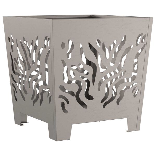 vidaXL Eldurn Brúnn 40 x 40 x 40 cm Stál