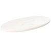 vidaXL Bor&eth;plata Hv&iacute;t 80x40x2,5 cm Gegnheil Fura Spor&ouml;skjulaga