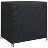 vidaXL Hl&iacute;f fyrir &uacute;tir&oacute;lu Svartur 175 x 125 x 180 cm 210D Oxford efni