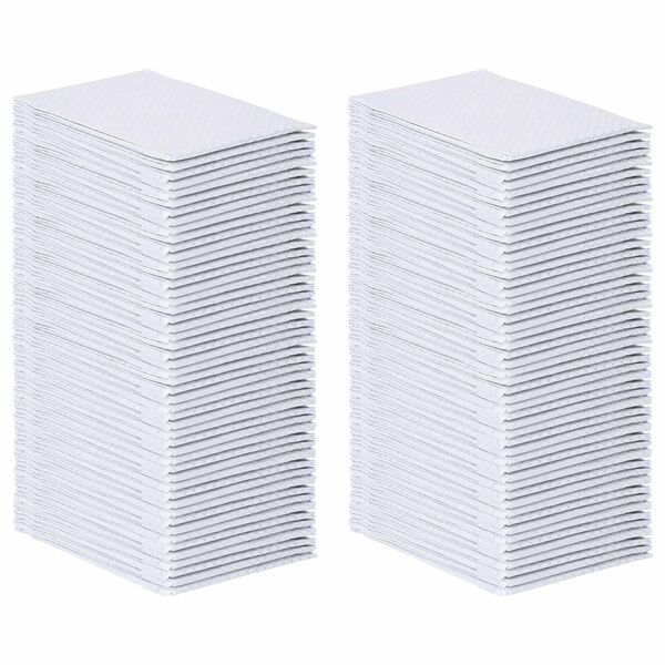 vidaXL Efnish&aacute;&eth; hundap&uacute;&eth;i 100 pcs Svartur og Hv&iacute;tt 90 x 60 cm