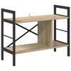 vidaXL Hilla Sonoma Eik 75 x 30 x 58,5 cm Samsettur vi&eth;ur