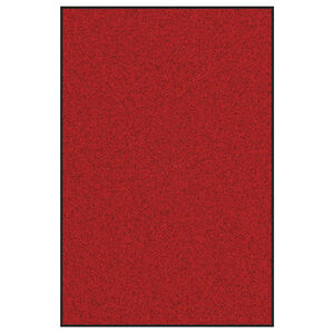 vidaXL Dyramotta Rautt og svart 120 x 180 cm Polypropylene og vinyl