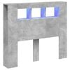 vidaXL LED H&ouml;f&eth;agafl Steinsteyptur Gr&aacute;r 120x18,5x103,5 cm