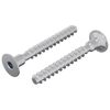 vidaXL Skr&uacute;fa 2 pcs Sinkh&uacute;&eth;a&eth; 5 x 40 mm J&aacute;rn