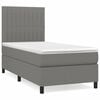vidaXL H&oacute;lfa&eth; Springr&uacute;m me&eth; D&yacute;nu D&ouml;kkgr&aacute;tt 80x200 cm Tauefni
