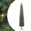 vidaXL Gervi j&oacute;latr&eacute; me&eth; 300 LED Gr&aelig;nn 270 cm PVC, st&aacute;l og plast