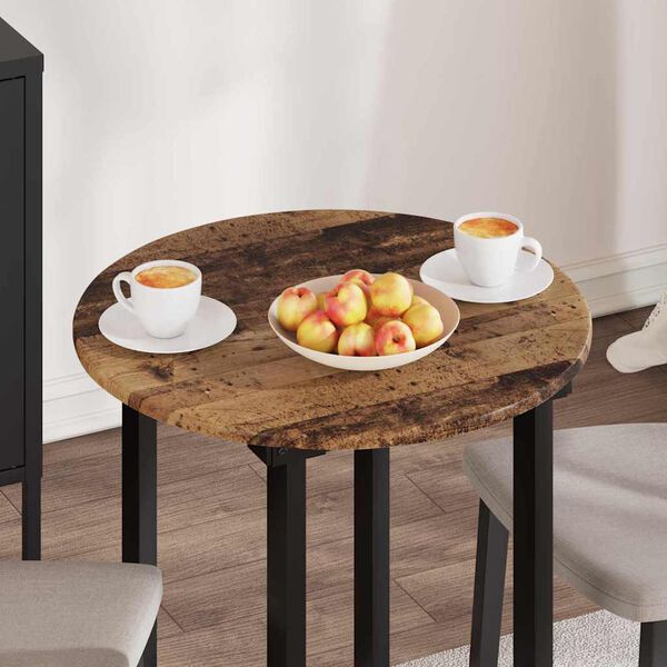 vidaXL Bor&eth;plata Gamalt vi&eth;ur 60 x 60 x 1,5 cm Samsettur vi&eth;ur