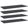805412 vidaXL Bookshelf Boards 4 pcs Grey 100x40x1,5 cm Chipboard