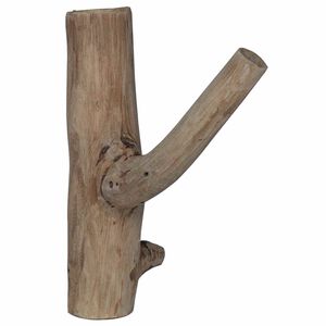 vidaXL Hnag Br&uacute;nn 4 x 4 x 14 cm Solid endurheimt tr&eacute;