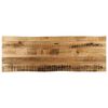 vidaXL Bor&eth;plata me&eth; N&aacute;tt&uacute;rulegum Br&uacute;num 110x40x3,8 cm Mang&oacute;vi&eth;ur