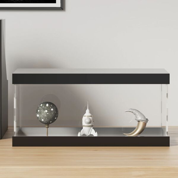 vidaXL Sýningarkassi Gegnsætt 30x15x14 cm Akrýl