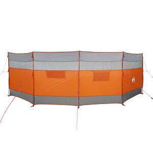vidaXL Camping Windbreak Gr&aacute;r og Appels&iacute;nugulur 510x153 cm Vatnsheldur