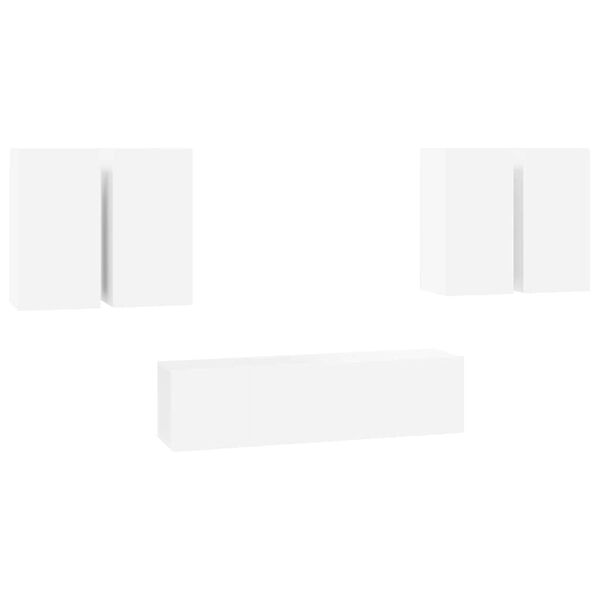 vidaXL 6 Parta Sj&oacute;nvarpssk&aacute;pasett Hv&iacute;tt Samsettur Vi&eth;ur