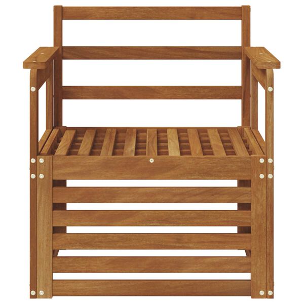 vidaXL &Uacute;ti s&oacute;fasett N&aacute;tt&uacute;rulegur 71 x 63 x 73 cm Hrein akas&iacute;utr&eacute;