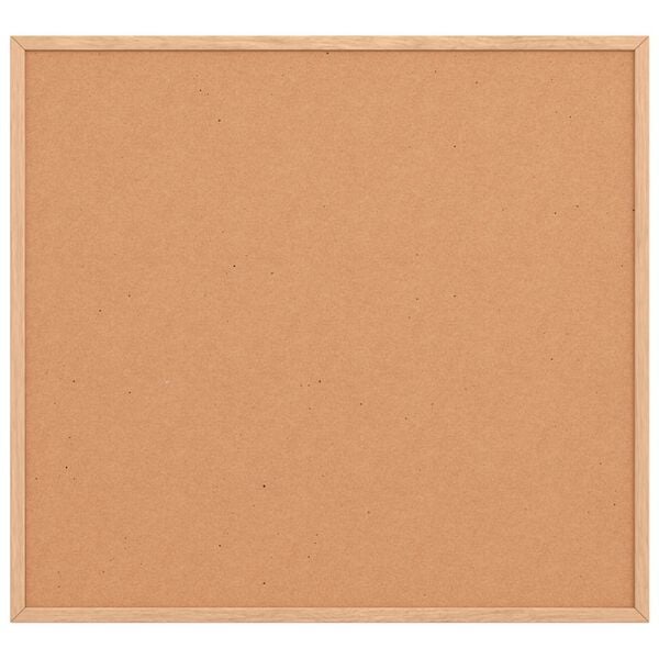 vidaXL korktafla me&eth; ramma &uacute;r gegnheilum furuvi&eth;i 60x55 cm