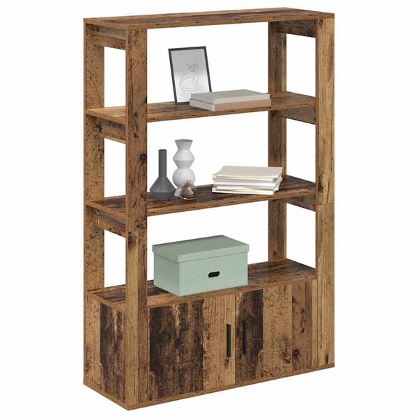 vidaXL Vi&eth;beinteyfla Gamalt vi&eth;ur 30 x 80 x 119.5 cm Samsettur vi&eth;ur