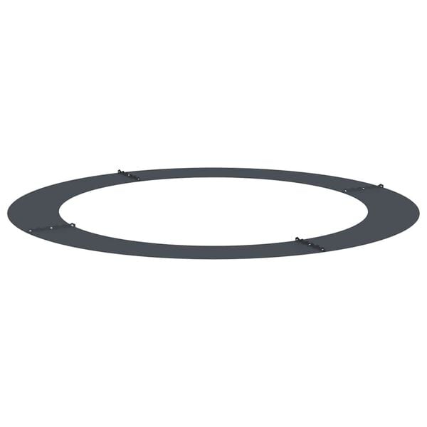 vidaXL hentar fyrir Flat tr&eacute;hringi 5 pcs Antras&iacute;t &Oslash;90 / 120 cm St&aacute;l