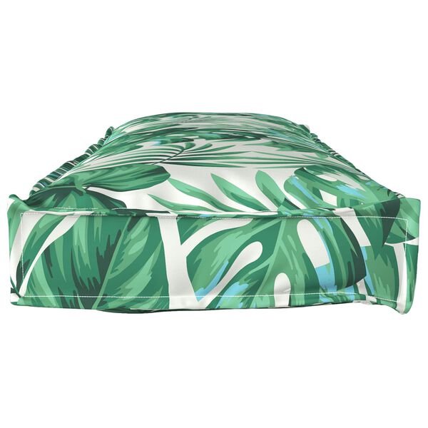 vidaXL P&uacute;&eth;asett &aacute; pall Bl&oacute;m 2 pcs Bladmyll 120 x 40 x 8 cm Oxford efni