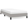 vidaXL R&uacute;mgrind &aacute;n D&yacute;nu Lj&oacute;sgr&aacute;r 90x200 cm Tau&aacute;kl&aelig;&eth;i