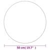 vidaXL Veggspegill 50 cm Hringlaga Gler