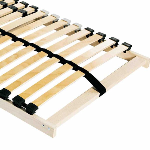 vidaXL Rimlabotn Br&uacute;nn 100 x 190 cm Hrein beyki