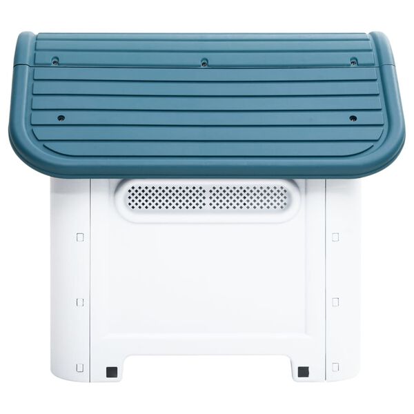 vidaXL Hundakofi Bl&aacute;r 59x75x66 cm P&oacute;l&yacute;pr&oacute;p&yacute;len