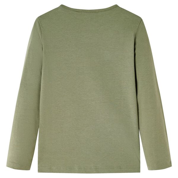 Barnabolur með Löngum Ermum Brúndrappaður 116