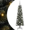 vidaXL Gervi j&oacute;latr&eacute; me&eth; 150 LED Gr&aelig;nn 150 cm PVC, plast og st&aacute;l