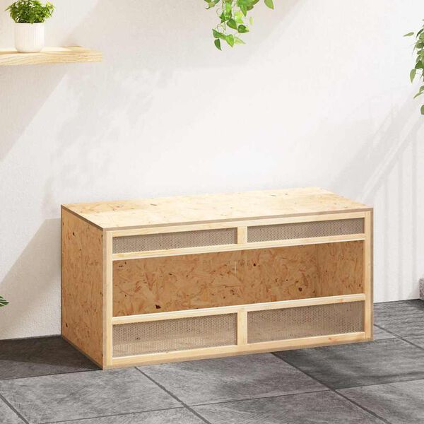 vidaXL Terrarium Engineered Wood 100x47x47 cm