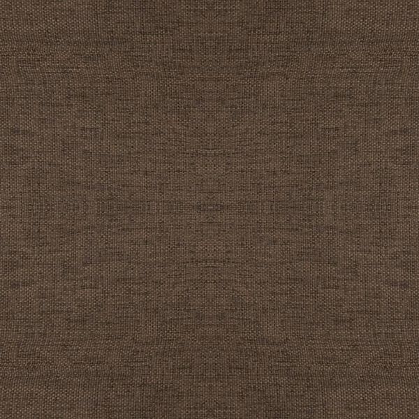 vidaXL Skemill með Viðarfótum Brúnt Tauáklæði