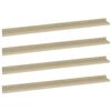 vidaXL Vegghillur 4 stk. Sonoma Eikarlita&eth;ar 100x9x3 cm