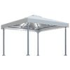 vidaXL Gar&eth;sk&aacute;li me&eth; LED Lj&oacute;saser&iacute;u 300x300 cm Rj&oacute;malita&eth;ur &Aacute;l