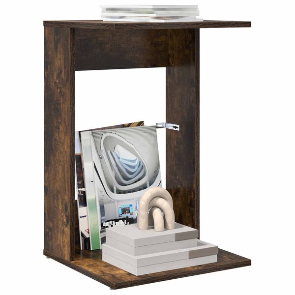 vidaXL Hli&eth;arbor&eth; Rau&eth;-eik 40 x 38 x 62,5 cm Samsettur vi&eth;ur