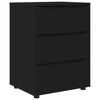 vidaXL Geymslusk&aacute;pur Svartur 60 x 48 x 81 cm Samsettur vi&eth;ur