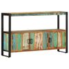 vidaXL Skenkur 120 x 30 x 75 cm Gegnheill Endurn&yacute;ttur Vi&eth;ur