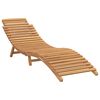 vidaXL Gar&eth;sola me&eth; p&uacute;&eth;i Br&uacute;nn 198 x 55 x 58,5 cm Solid teak vi&eth;ur