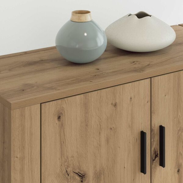 vidaXL Vegghengdur sj&oacute;nvarpssk&aacute;pasett Vegghengt 2 pcs Artisan Eik