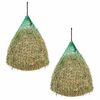 vidaXL Heynet 2 stk. Hringlaga 0,75 x 0,5 m PP