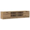 vidaXL 2ja sj&oacute;nvarpssk&aacute;pasett Artisan Oak 80x35x36,5 cm Hanna&eth;ur vi&eth;ur