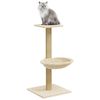 vidaXL Cat Tree me&eth; Sisal Scratching Post kremi 74 cm
