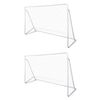vidaXL f&oacute;tboltamarknet St&aacute;l 2 stk 240x90x150 cm