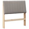 vidaXL B&oacute;lstru&eth; r&uacute;mgafl M&oacute;gr&aacute;r 90 cm Solid furuhikk
