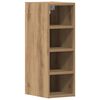vidaXL Hangisk&aacute;pur &ldquo;Riga&rdquo; Artisan Oak 20x29,5x60 cm Hanna&eth;ur vi&eth;ur