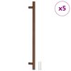 vidaXL Sk&aacute;pur Handf&ouml;ng 5 stk Bronslita&eth; 320 mm Ry&eth;fr&iacute;tt st&aacute;l