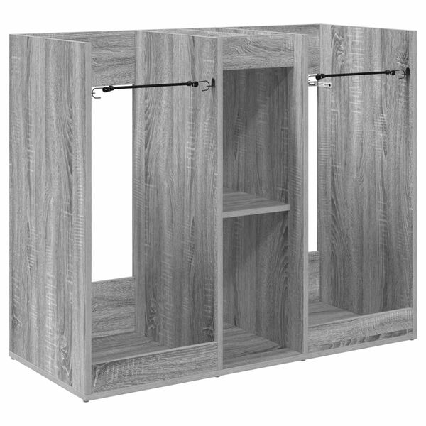 vidaXL Golf sk&aacute;pur Einlita Gr&aacute;r Sonoma 102 x 45 x 85,5 cm