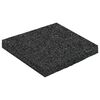 vidaXL G&uacute;mm&iacute;grj&oacute;t palla pad Svart 9 x 9 x 0,8 cm G&uacute;mm&iacute;