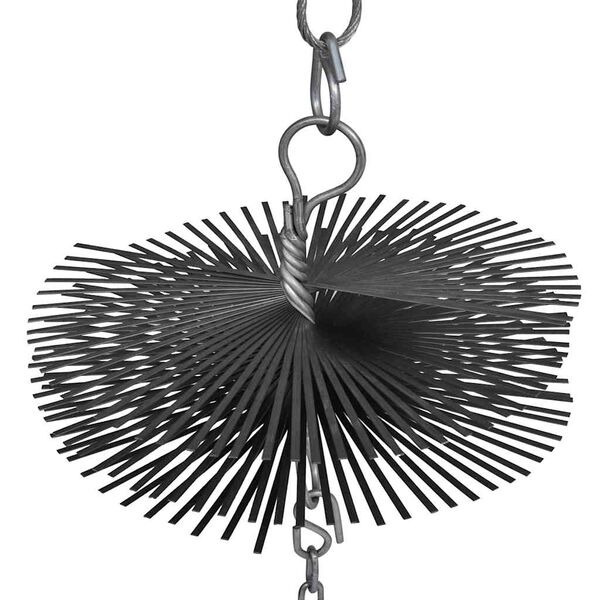 Hringlaga Skorsteinsbursti 25 cm &thorn;verm&aacute;l